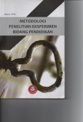 METODOLOGI PENELITIAN EKSPERIMEN BIDANG PENDIDIKAN