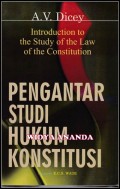 PENGANTAR STUDI HUKUM KONSTITUSI