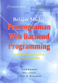 Image of Belajar Mudah Pemrograman Web Backend Programming