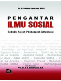 Image of PENGANTAR ILMU SOSIAL SEBUAH KAJIAN PENDEKATAN STRUKTURAL
