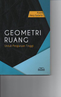 Image of GEOMETRI RUANG UNTUK PERGURUAN TINGGI