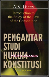 Image of PENGANTAR STUDI HUKUM KONSTITUSI